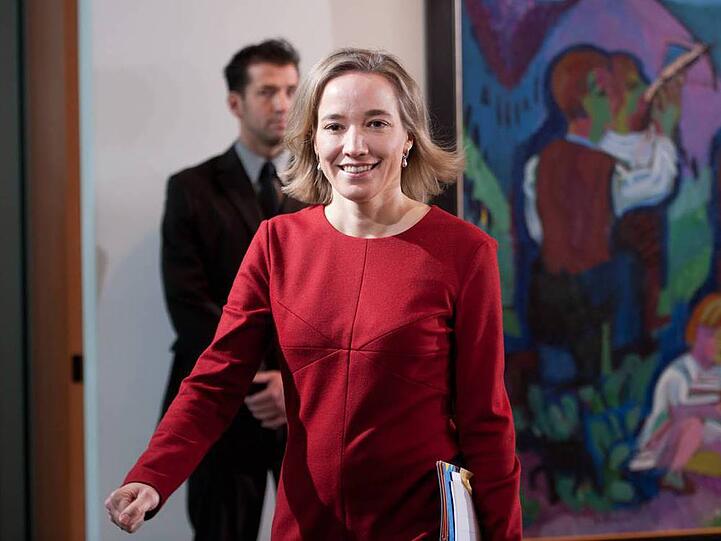 Kristina Schröder bei einer Kabinettssitzung im November 2013
