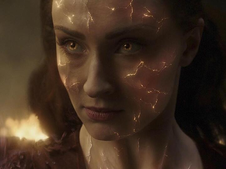 Sophie Turner in einer Szene von "X-Men: Dark Phoenix".