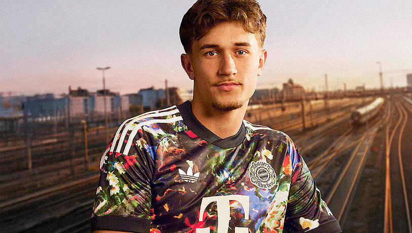 Tom Bischof im neuen Wiesn-Trikot des FC Bayern.