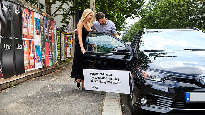 Auch in München erfreut sich die Fahrtenvermittlung über Uber großer Beliebtheit.