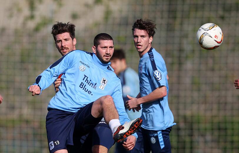 Die Löwen genießen die guten Bedingungen im Trainingslager in Estepona.