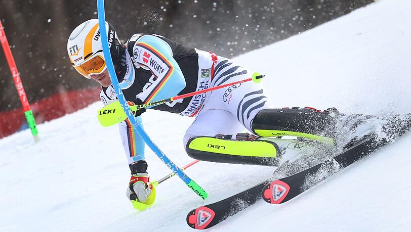 Linus Strasser in Aktion.