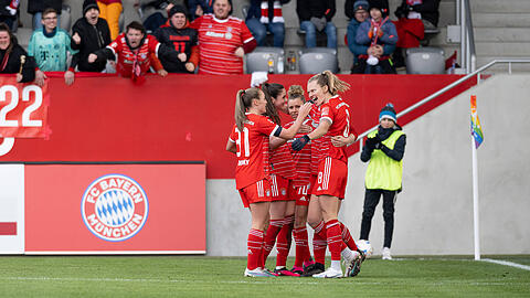 Die Bayern-Frauen haben am Samstag gegen Eintracht Frankfurt gewonnen.