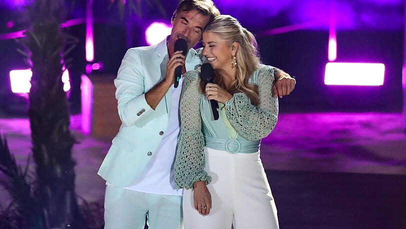 Florian Silbereisen und Beatrice Egli verstehen sich blendend.