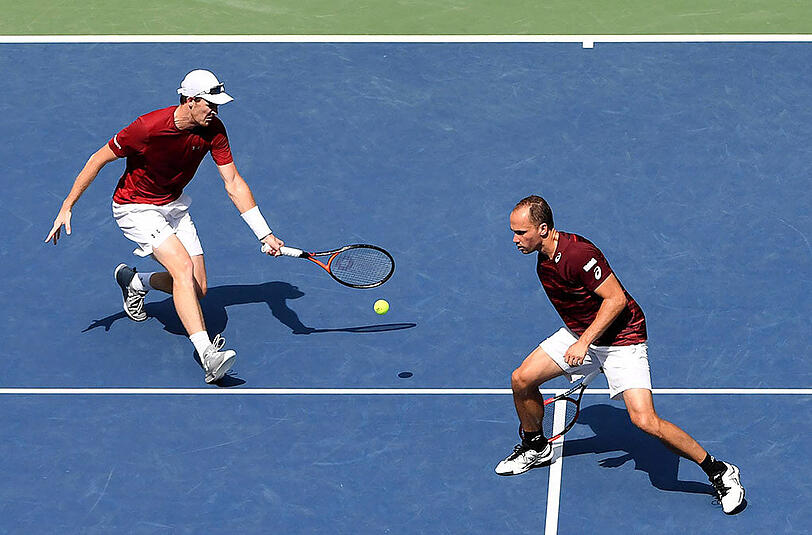 Der Brite Murray und der Brasilianer Soares feierten ihren zweiten gemeinsamen Grand-Slam-Titel nach den Australian Open in diesem Jahr.