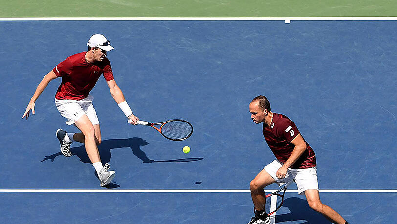Der Brite Murray und der Brasilianer Soares feierten ihren zweiten gemeinsamen Grand-Slam-Titel nach den Australian Open in diesem Jahr.