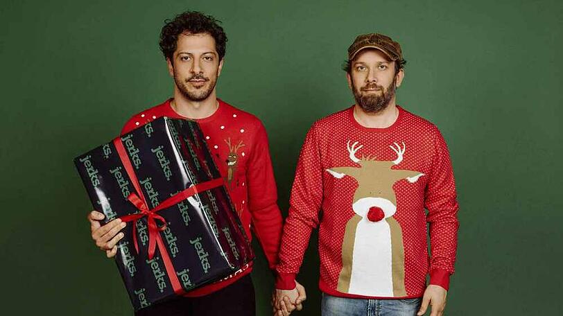Fahri Yardim und Christian Ulmen (r.) stehen seit 2017 für "jerks." vor der Kamera.