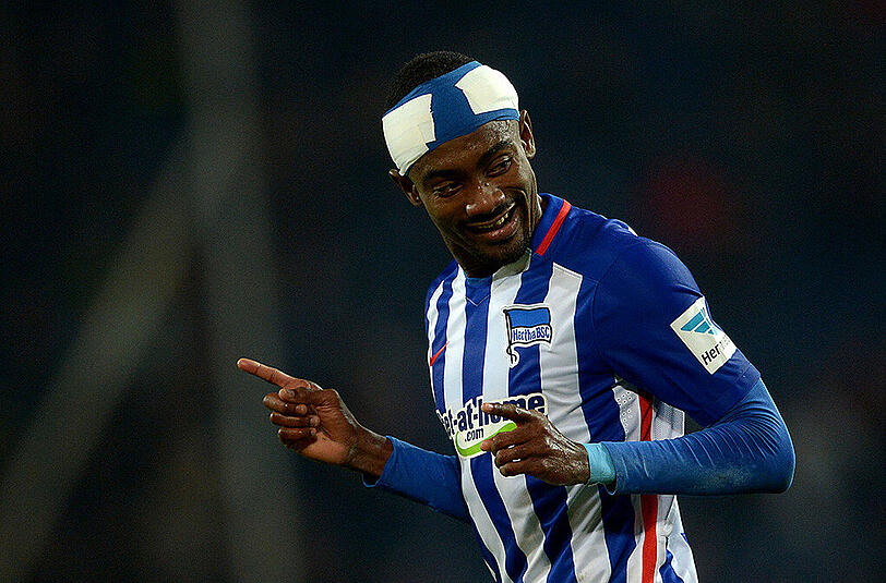 Auf Salomon Kalou war in Hannover Verlass - der Profi von der Elfenbeinküste erzielte alle drei Hertha-Treffer.