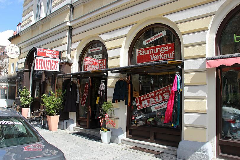 Der Laden direkt hinterm Sendlinger Tor ist noch bis Ende April offen.