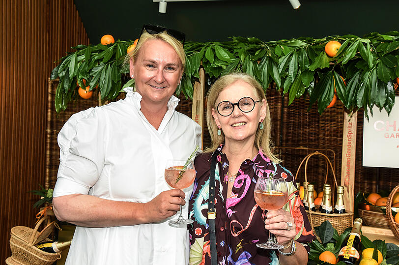 Sibylle Scherer, Chandon CEO und Alexa Agnelli, Chandon Managerin