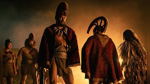 Jason Momoa als hawaiianischer Krieger Ka'iana in "Chief of War".