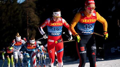 Belegte in der Verfolgung in klassischer Technik über 10 Kilometer den neunten Rang: Katharina Hennig (r).