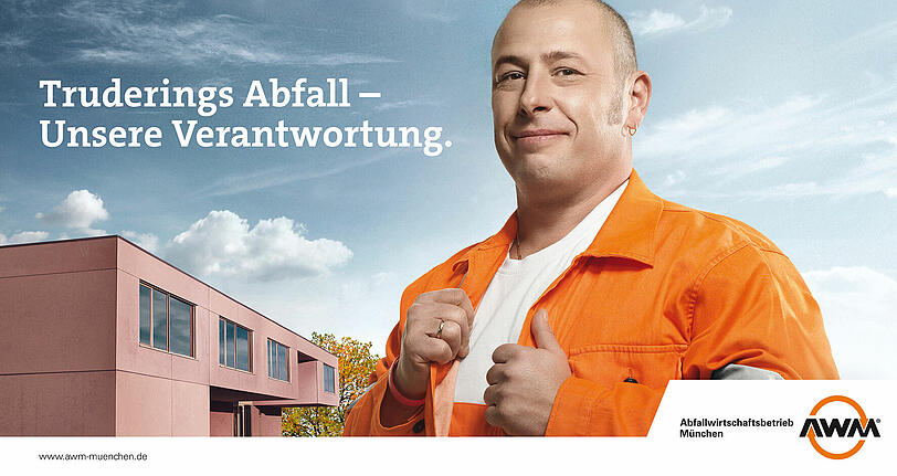 Die Kampagne für den Abfallwirtschaftsbetrieb München: Bilder