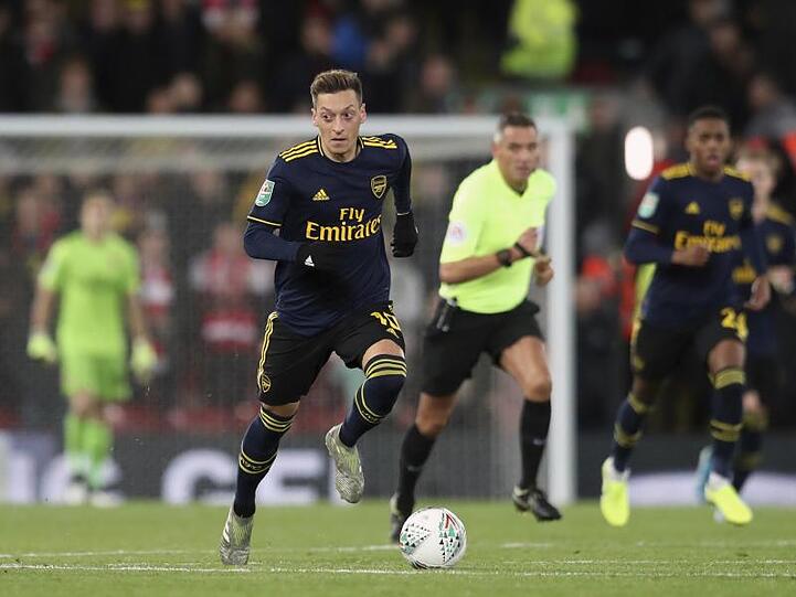 Machte ein starkes Spiel für den FC Arsenal: Mesut Özil.