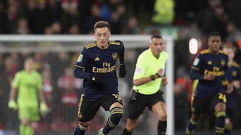 Machte ein starkes Spiel für den FC Arsenal: Mesut Özil.
