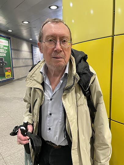 Er ist zufrieden mit der U-Bahn: David Stephenson war am LMU-Campus Gro&szlig;hadern Dozent f&uuml;r Organische Chemie.