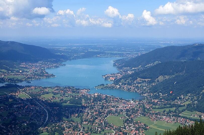 Ein herrlicher Blick über den Tegernsee.
