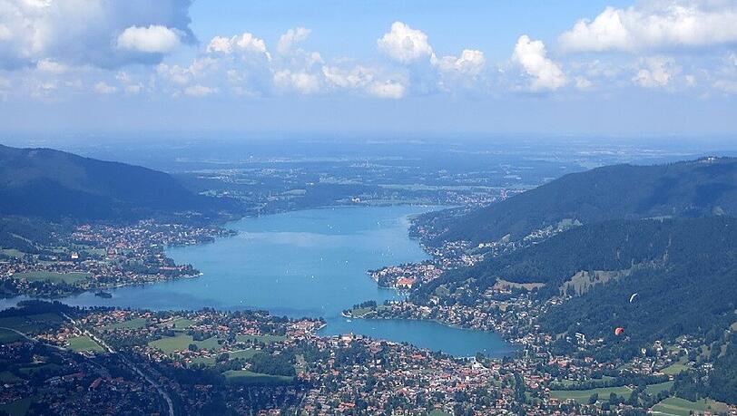 Ein herrlicher Blick über den Tegernsee.