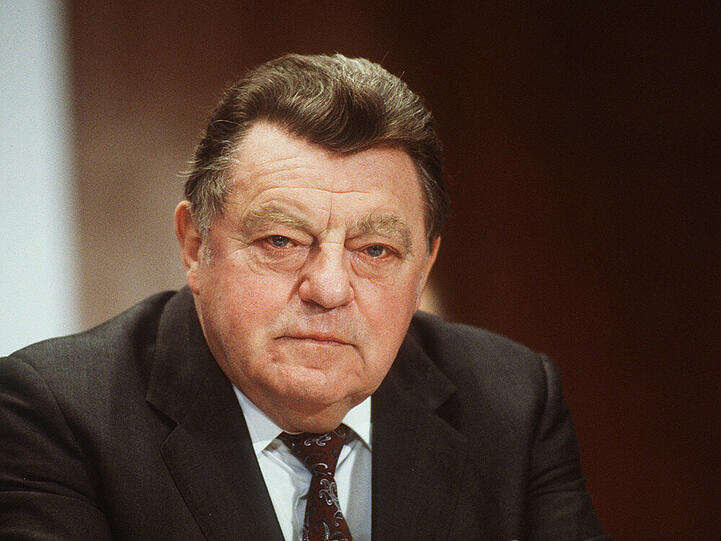 Politiker Franz-Josef Strauß.
