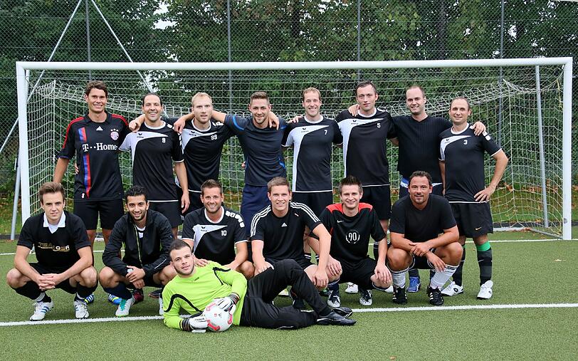 Das Mannschaftsfoto der Munich Kickers.