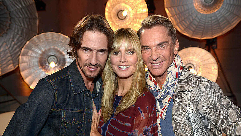 Sie entscheiden über Wohl und Wehe der Topmodels: Thomas Hayo, Heidi Klum, Wolfgang Joop (v.l.) Sie entscheiden über Wohl und Wehe der Topmodels: Thomas Hayo, Heidi Klum, Wolfgang Joop (v.l.)