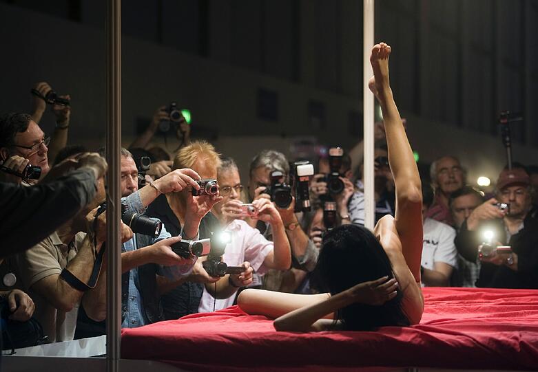 Keine Sex-Messe ohne Live-Show...