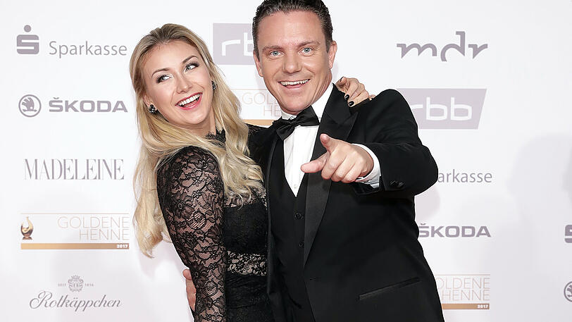 Sänger Stefan Mross und Anna-Carina Woitschack.