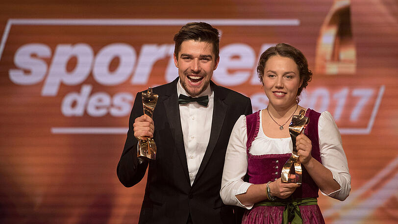 Sportler und Sportlerin des Jahres: Kombinierer Johannes Rydzek und Biathletin Laura Dahlmeier.