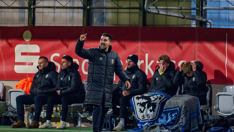 Erlebte mit dem TSV 1860 ein wildes Spiel gegen Buchbach: Trainer Alper Kayabunar.