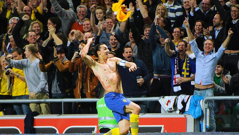 Zlatan Ibrahimovic, der schwedische Superstar. Zlatan Ibrahimovic, der schwedische Superstar.