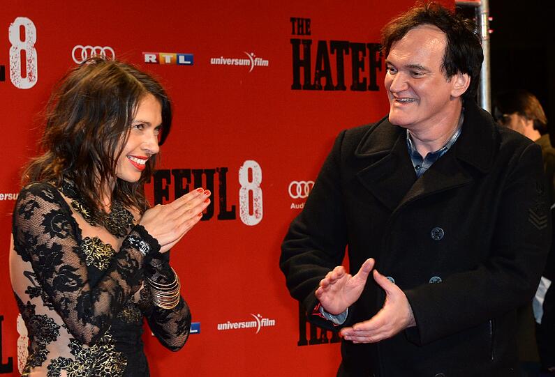 Quentin Tarantino und Jana Pallaske