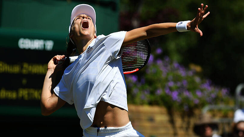 Andrea Petkovic hat in Wimbledon die zweite Runde erreicht.
