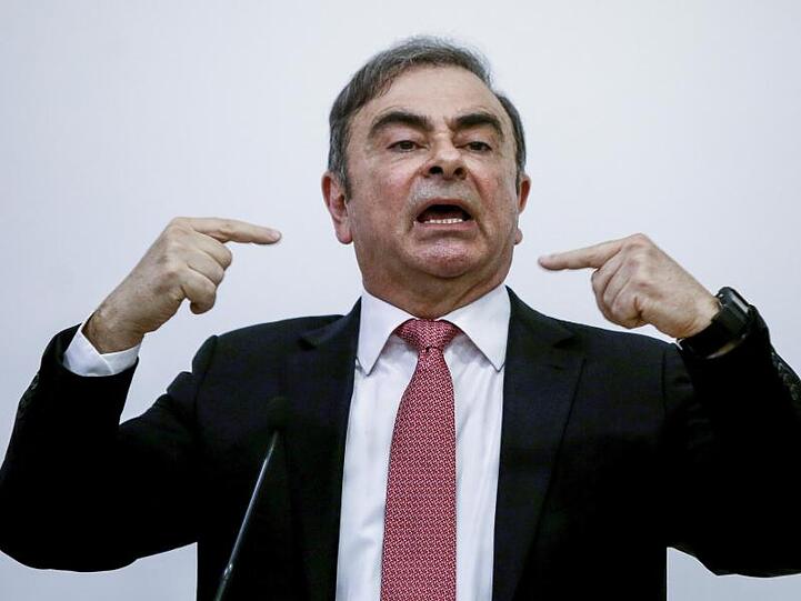Aufgebracht: Carlos Ghosn, Ex-Chef des französisch-japanischen Autobündnisses Renault-Nissan-Mitsubishi, spricht über seine spektakuläre Flucht aus Japan.