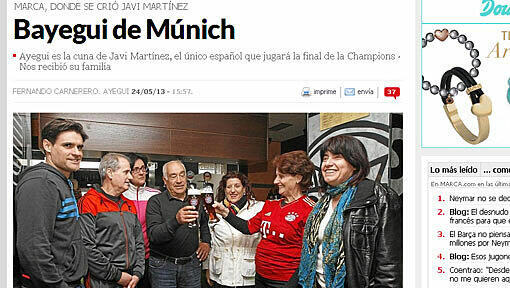 Familie Martínez bei einem Weißbier Familie Martínez bei einem Weißbier