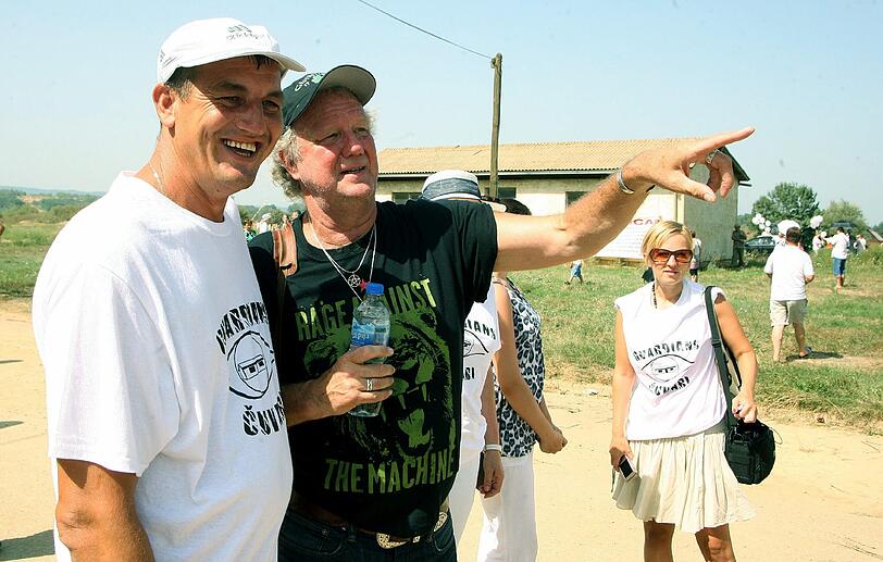 Fikret Alic (links) mit Ed Vulliamy