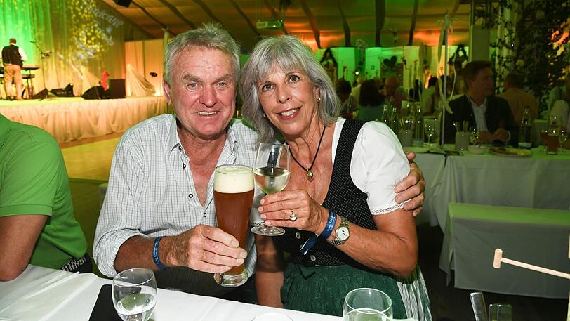 Sepp Maier mit Frau Monika Maier