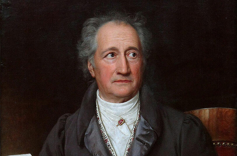 Ein Gegner der Französischen Revolution: Goethe.
