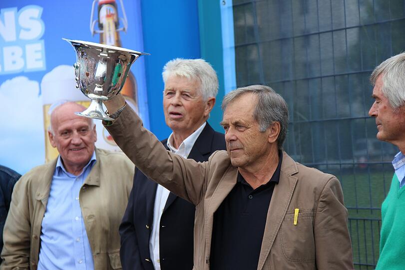Die Löwen-Legenden auf dem Fanfest.