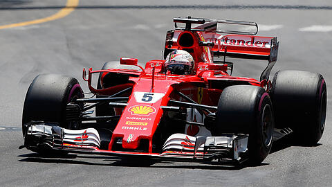 Vettel siegt vor seinem Teamkollegen Raikkönen in Monaco.