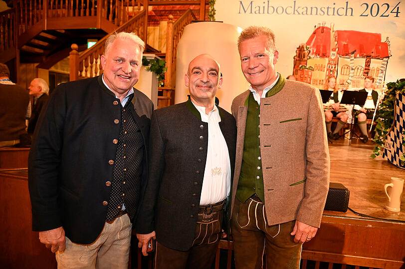 Christian Schottenhamel, Django Asül und Andreas Steinfatt