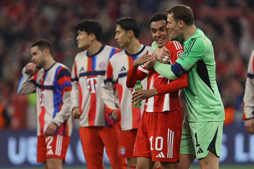 Neuer und die Bayern stehen im Halbfinale gegen PSG.