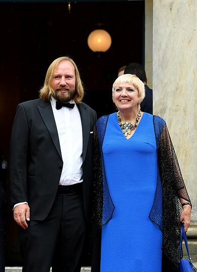 Bundestagsvizepräsidentin Claudia Roth und Anton Hofreiter