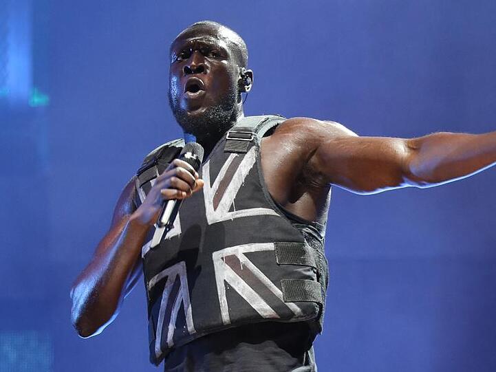 Stormzy beim Glastonbury Festival.