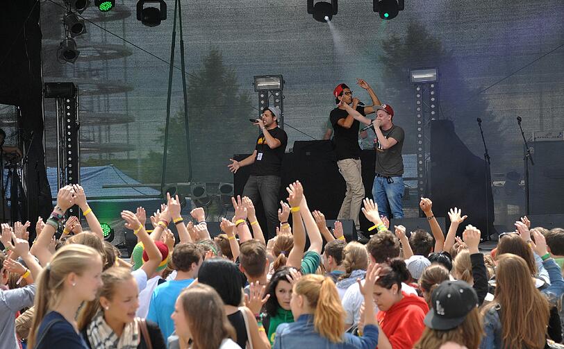 Und hoch die Arme ... und sag: Yeah!
