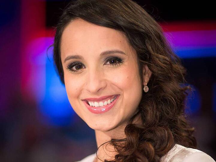Wie der Vater so die Tochter: Auch Stephanie Stumph ist ein charmanter Talkshow-Gast