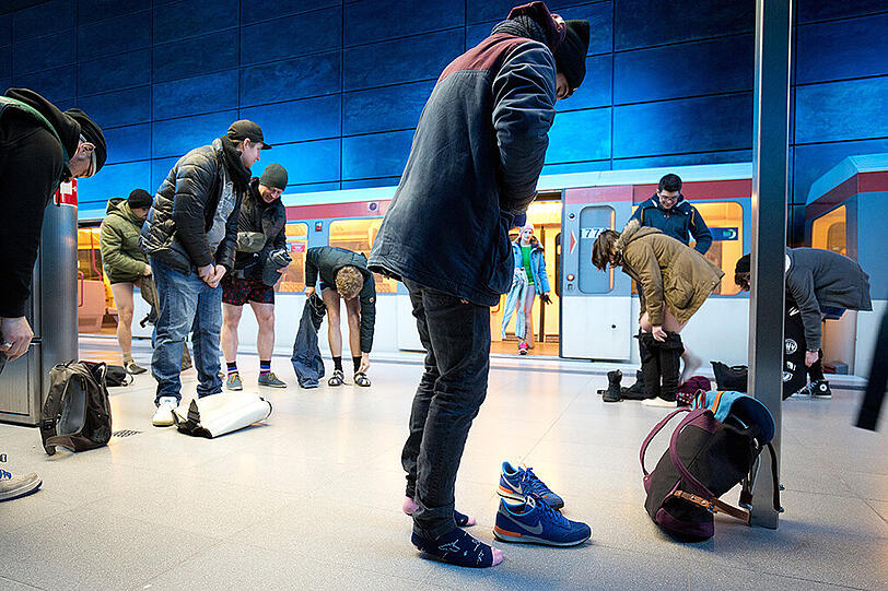Die Bilder vom No Pants Subway Ride 2015.