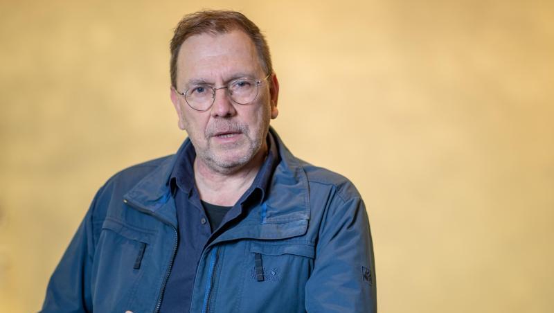 Dramatiker und Theaterregisseur René Pollesch steht im Schauspielhaus Nürnberg.