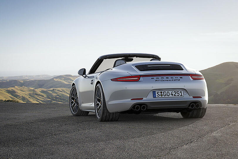 Neue Spitzenmodelle: Die Porsche 911 Carrera GTS sind als Coupé und Cabrio jeweils mit Heck- oder Allradantrieb zu haben.