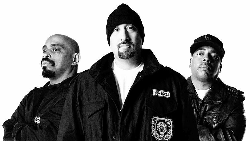 Sen Dog (li.) mit seinen Kollegen B-Real und DJ Muggs (re.) von Cypress Hill. Sen Dog (li.) mit seinen Kollegen B-Real und DJ Muggs (re.) von Cypress Hill.