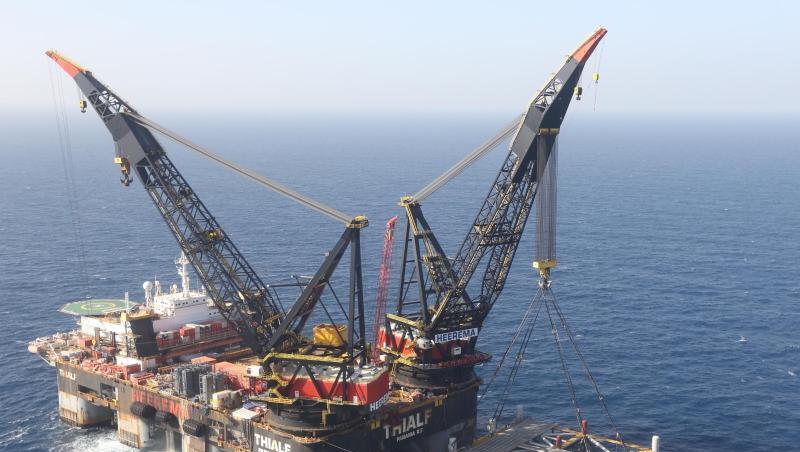 Israels größtes Erdgas-Feld Leviathan im Mittelmeer liefert ab sofort Erdgas nach Ägypten.